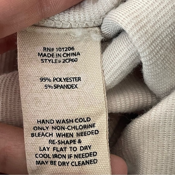 SOFT SURROUNDINGS beige velvet tapered relaxed lounge stretchy pull‎ on pants L - Picture 4 of 4